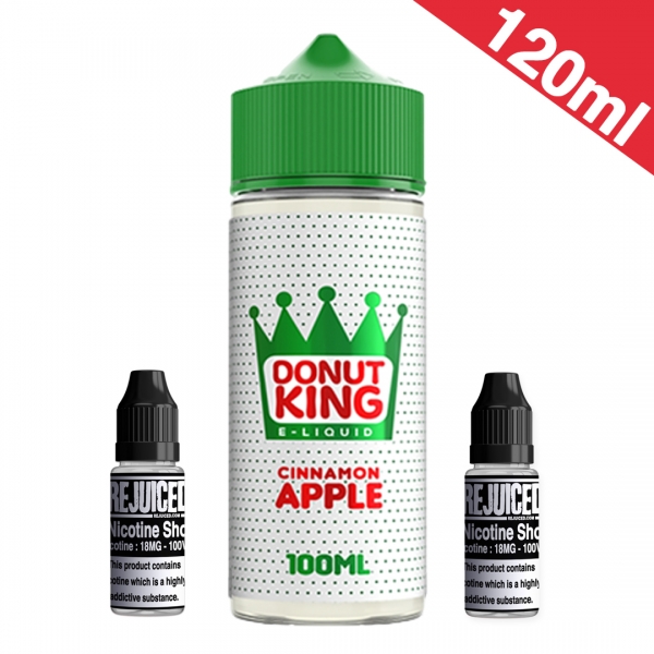 120ml Cinnamon Apple Donut - Donut King Shortfill