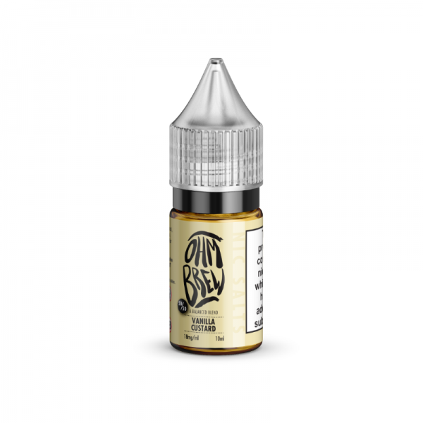 Vanilla Custard Nic Salt - Ohm Brew Vanilla Custard Nic Salt - Ohm Brew