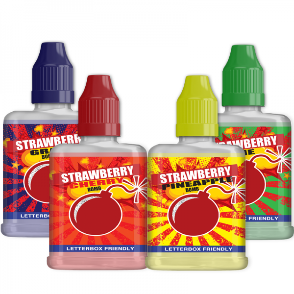 240ml Strawberry Bomb - Shortfill Sample Pack