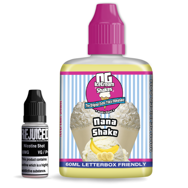Nana Shake - OG Ice Cream Shake Shortfill Nana Shake - OG Ice Cream Shake Shortfill